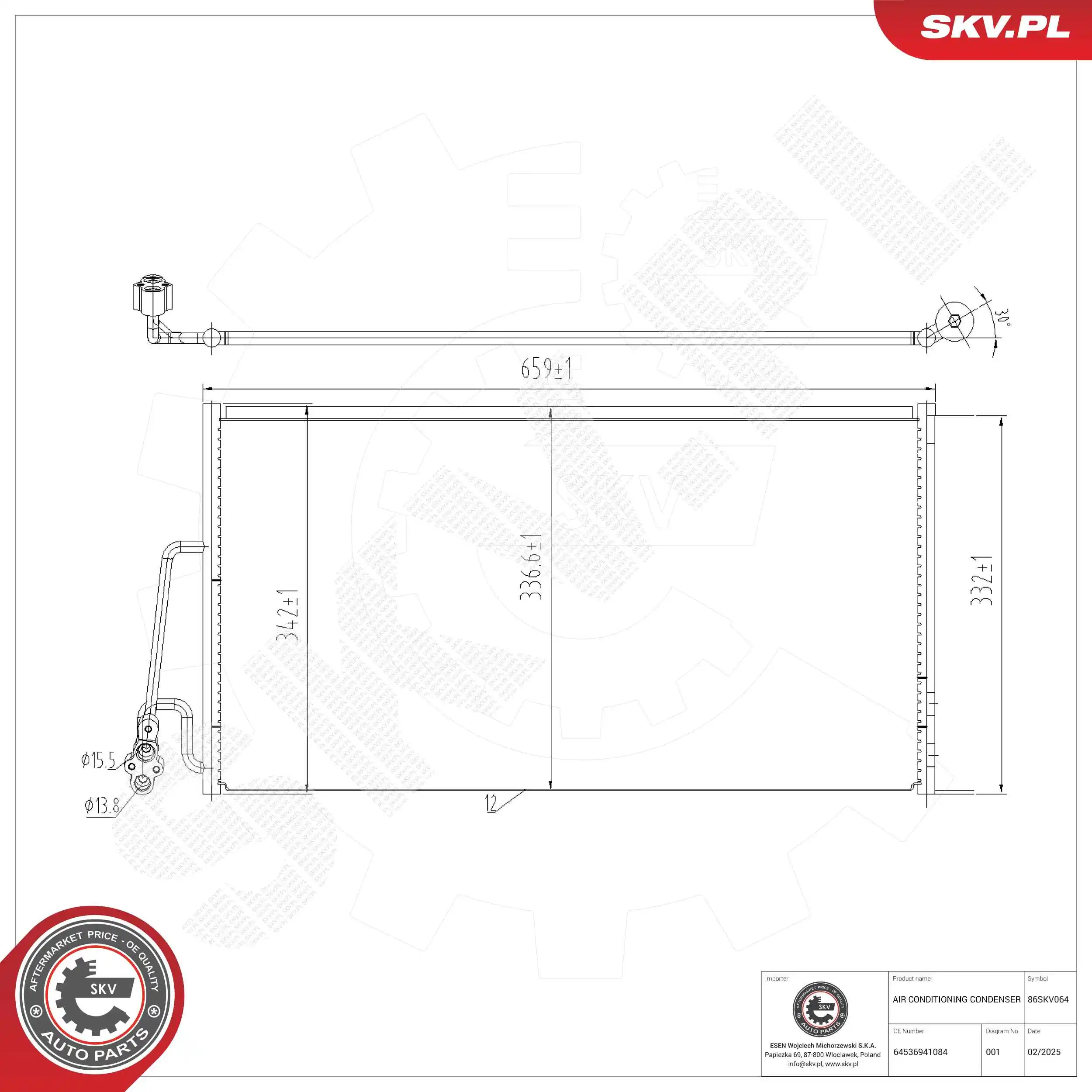 Condenser, air conditioning